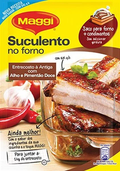 Tempero Suculento No Forno Entrecosto Maggi 0.03Kg