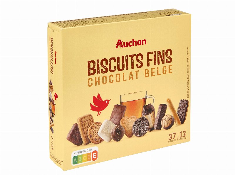 Biscoitos Auchan Sortido 375 g