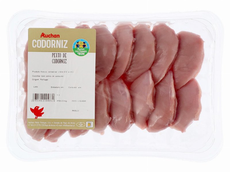 Peito De Codorniz Auchan Cultivamos O Bom Kg