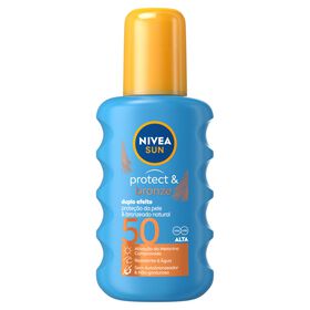 Protetor Solar Spray Protect & Bronze Fps 50 Nivea Sun 200 ml