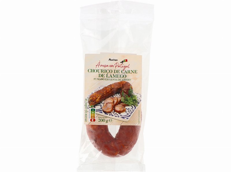 Chouriço De Carne Auchan À Mesa Em Portugal Lamego 200 g