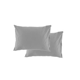 Conjunto De 2 Fronhas Algodão Cinza Kasa