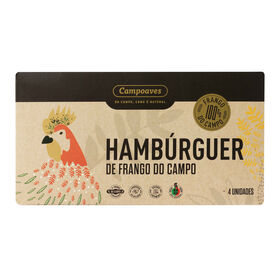 Hambúrguer 100% Frango Do Campo Congelado Campoaves