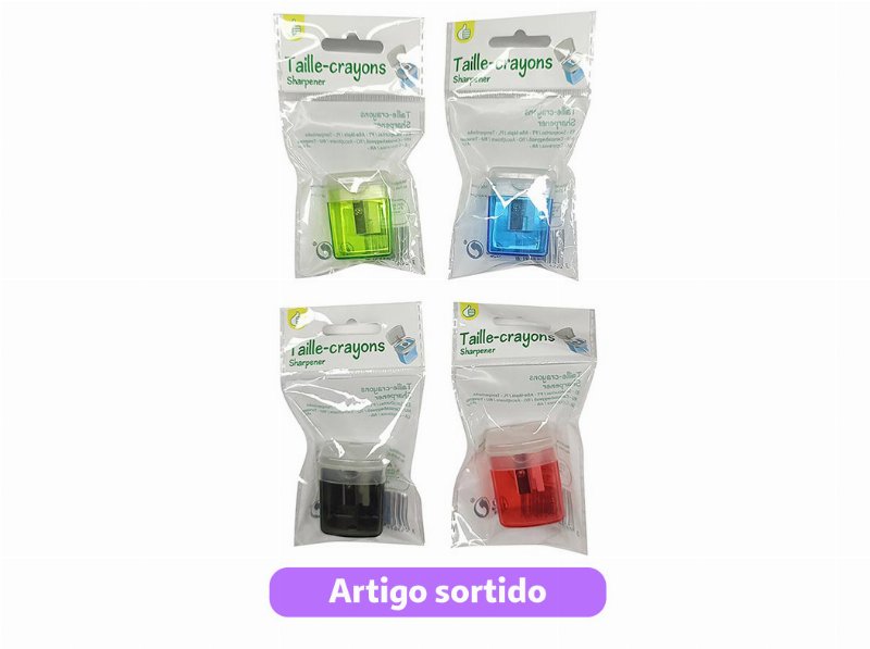 Afia Com Depósito Polegar Em Plástico Cores Sortidas