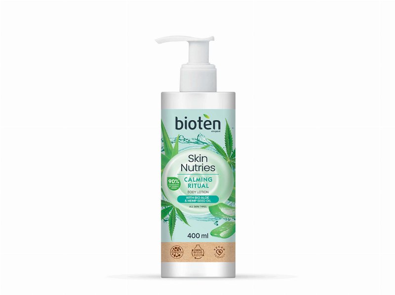 Loção Corpo Bioten Skin Nutries Cânhamo Aloé 400 ml