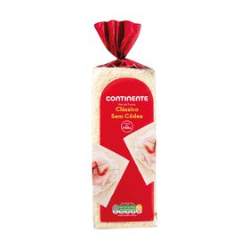 Pão De Forma Sem Côdea Continente 450 gr