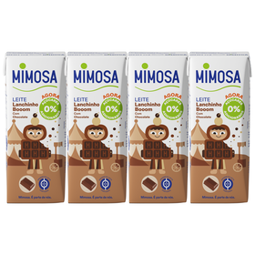 Leite Achocolatado Mimosa 4 X 200 ml