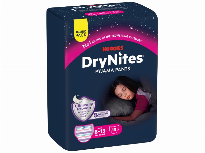 Fralda Cueca Huggies Drynites Menina 13Un