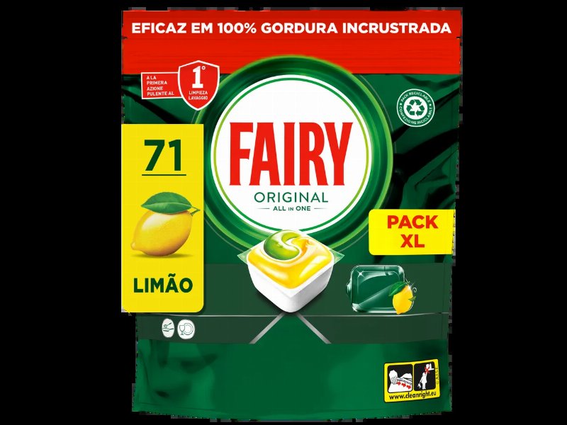 Pastilhas Para Máquina De Lavar Loiça All In One Limão