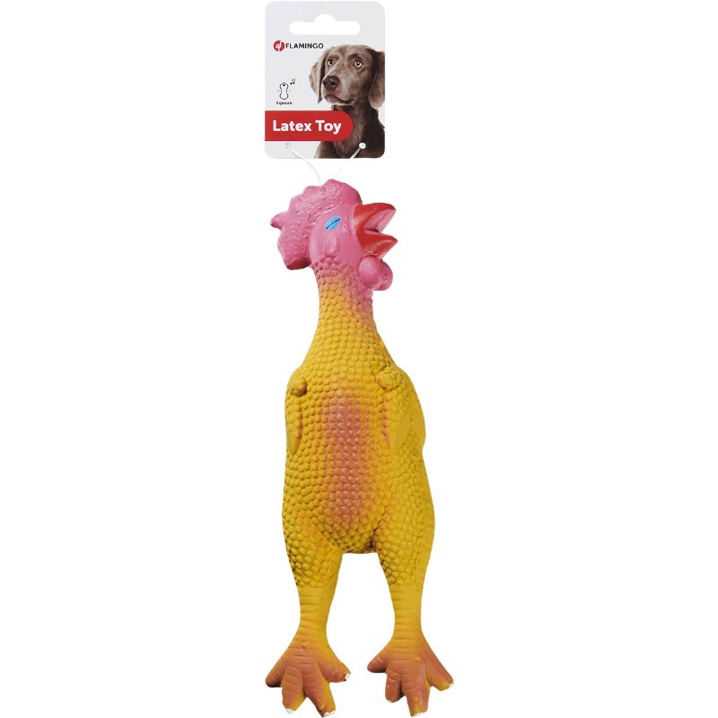Brinquedo Para Cão Galinha Em Látex