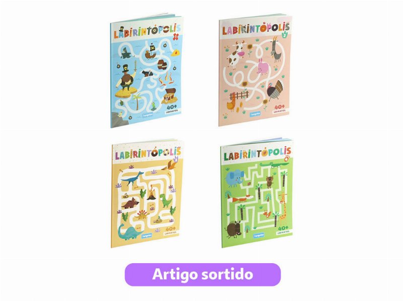 Livro Labirintópolis Modelos Sortidos