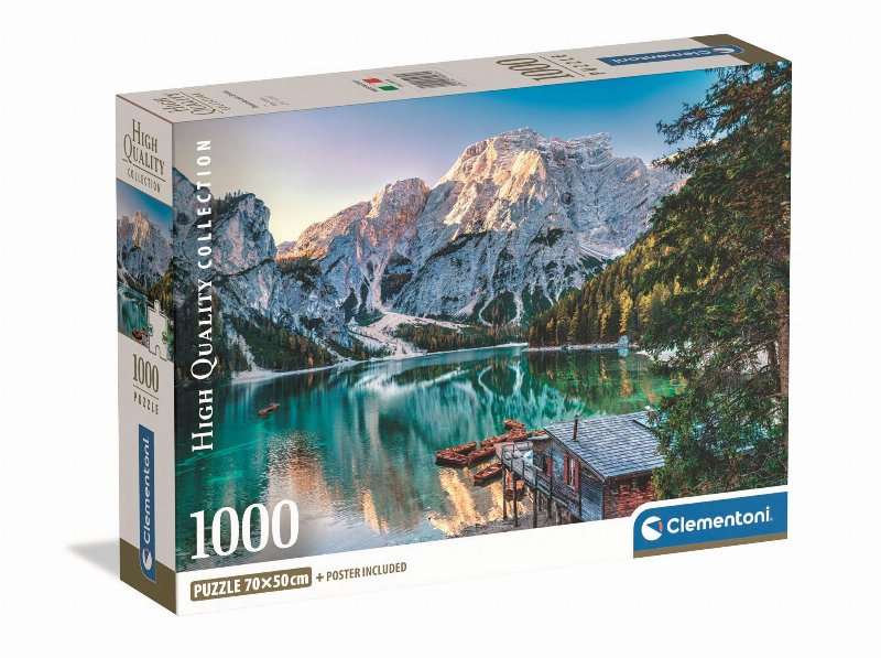 Puzzle Clementoni Lake Braies 1000 Peças