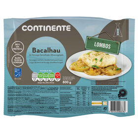 Lombos De Bacalhau Da Noruega Msc Demolhado Ultracongelado Continente 800 gr