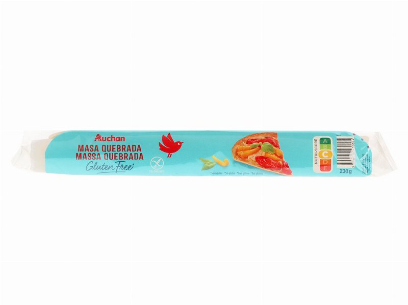 Massa Quebrada Sem Glúten Auchan 230 g