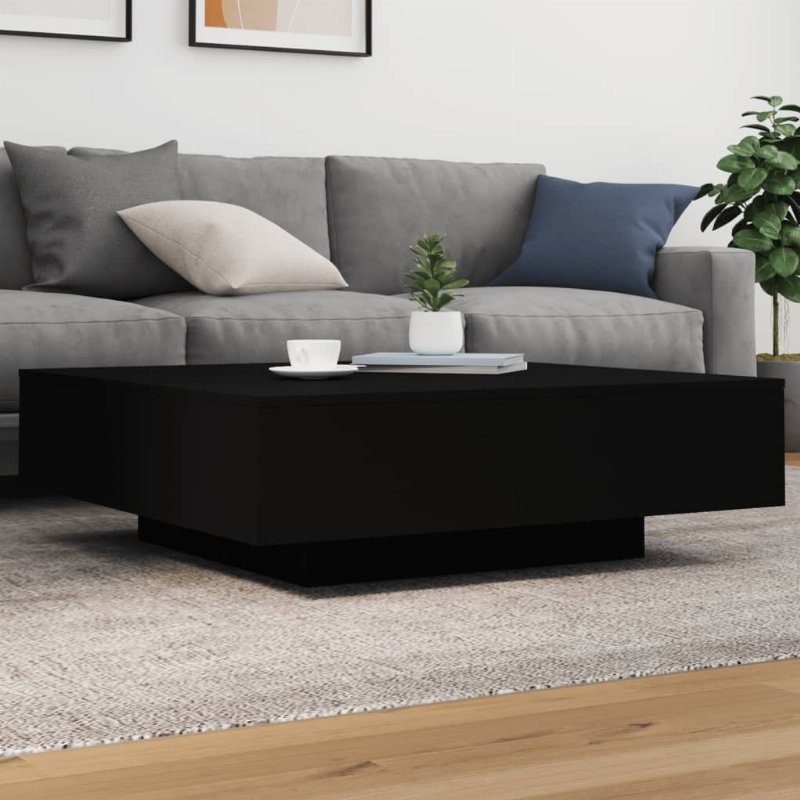 Hkh Mesa De Centro Com Luzes Led - Preto