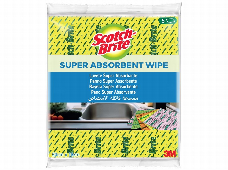 Panos Multiusos Scotch-Brite Super Absorvente 5Un