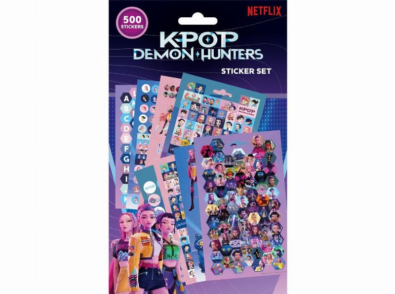 Autocolantes K-Pop Demon Hunters 500 Unidades