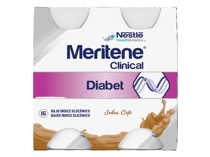 Alimento Dietético Meritene Clinical Diabet Café 4X200 ml