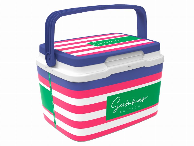 Geleira Decorada Campos Nevera Pink Navy 5 l