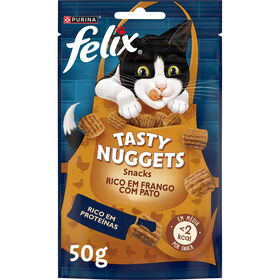 Snack Para Gato Nuggets Frango E Pato Purina Felix 50 g