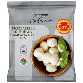 Queijo Mozzarella Di Búfala Campana Dop Mini Continente Seleção 125 gr