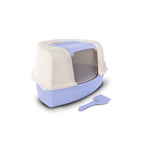 Caixa De Areia Para Gato Ariel Canto Azul Mp Bergamo 1 Un