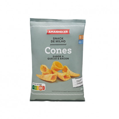 Cones Sabor A Queijo &Amp;Amp; Bacon 100 g Amanhecer