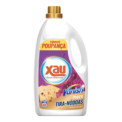 Detergente Máquina Roupa Líquido Tira Nódoas Xau 108Dos