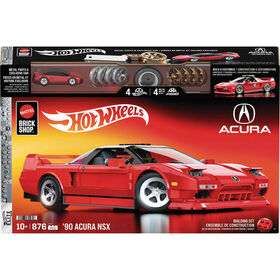 Hot Wheels - Kit De Construção '90 Acura Nsx 876 Peças