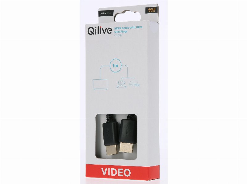 Cabo Hdmi Qilive G4217906 Ultra Slim 1 Mt