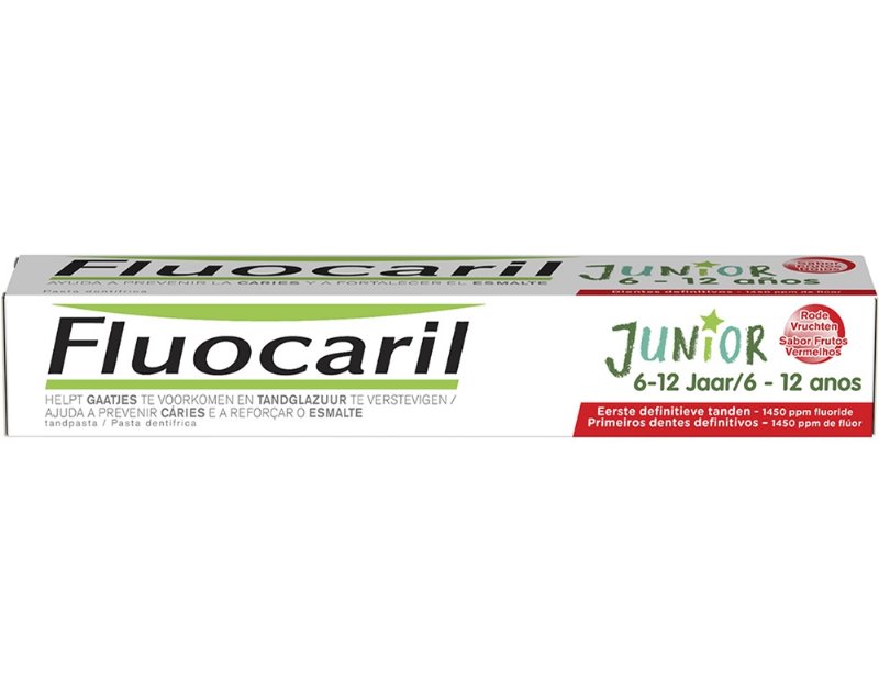 Pasta Dentifrica Fluocaril Júnior Frutos Vermelhos 7-12 75 ml
