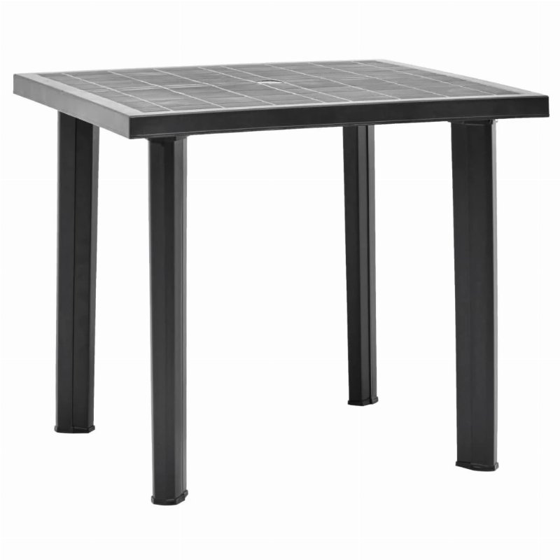 Hkh Mesa De Jardim 80X75X72 Cm Plástico - Antracite