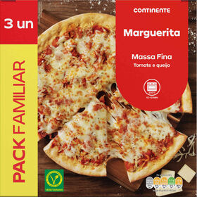 Pizza Marguerita Pack Poupança Continente 900 gr (3 Un)