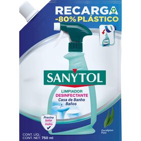 Spray Wc Desinfetante Recarga Sanytol 750 ml