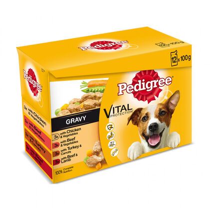 Comida Húmida Para Cão Mix De Carnes Pedigree 1.2Kg