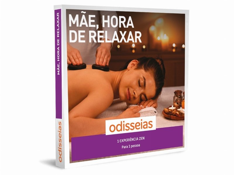 Pack Presente Odisseias - Mãe Hora De Relaxar " " Experiência De Spa Para 1 Pessoa