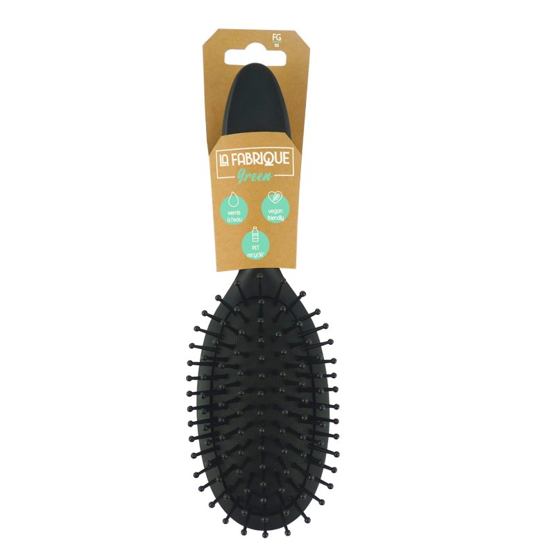 Escova De Cabelo Pneumática Pet Rectangular Fabrique Green Un