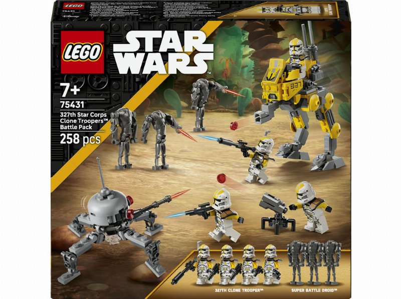 Pack De Combate Clone 327 Lego Star Wars Tm 75431