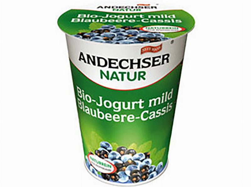 Iogurte Biológico Andechser Mirtilo E Cassis 400 g