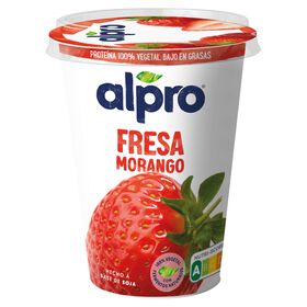 Vegegurte Base De Soja Morango Alpro    400 gr