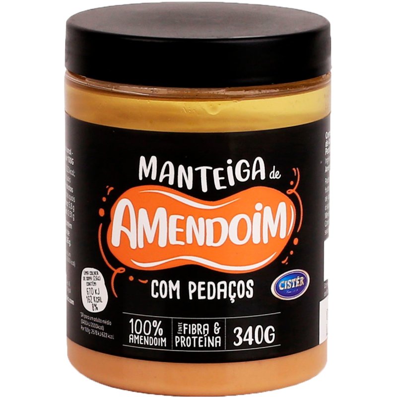 Manteiga De Amendoim Com Pedaços 340 g