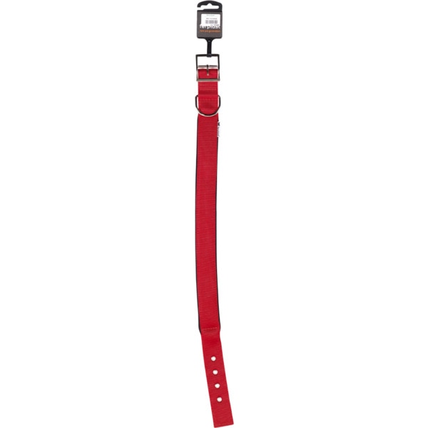 Coleira Daytona Para Cão Vermelha 4 Cm De Largura E 69 Cm De Comprimento 1 unidade