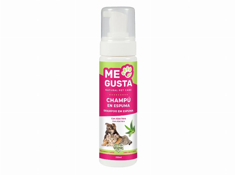 Champô Em Espuma Me Gusta Para Animais 200 ml