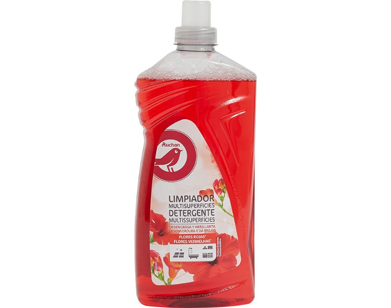 Lava Tudo Auchan Flores Vermelhas 1.25 l