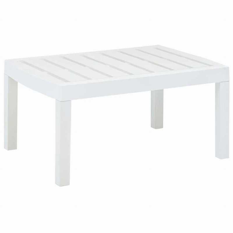 Hkh Mesa De Jardim 78X55X38 Cm Plástico - Branco