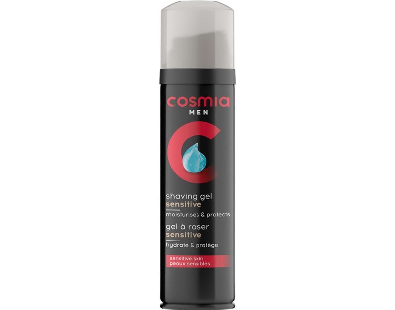 Gel Cosmia Men Barbear Peles Sensíveis 75 ml
