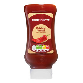 Ketchup Picante Top Down Sem Glúten Continente 560 gr