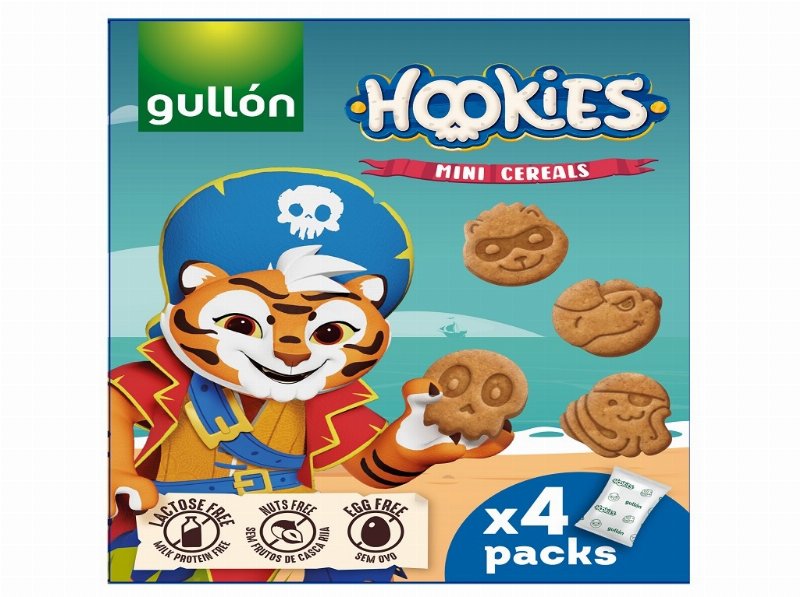 Bolacha Gullon Hookies Mini Cereais 160 g