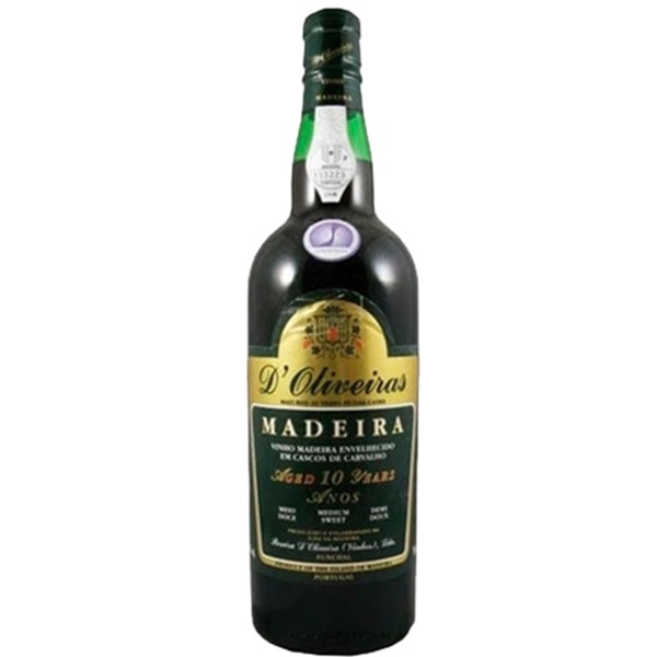 Vinho Da Madeira Meio Doce 10 Anos 75 cl