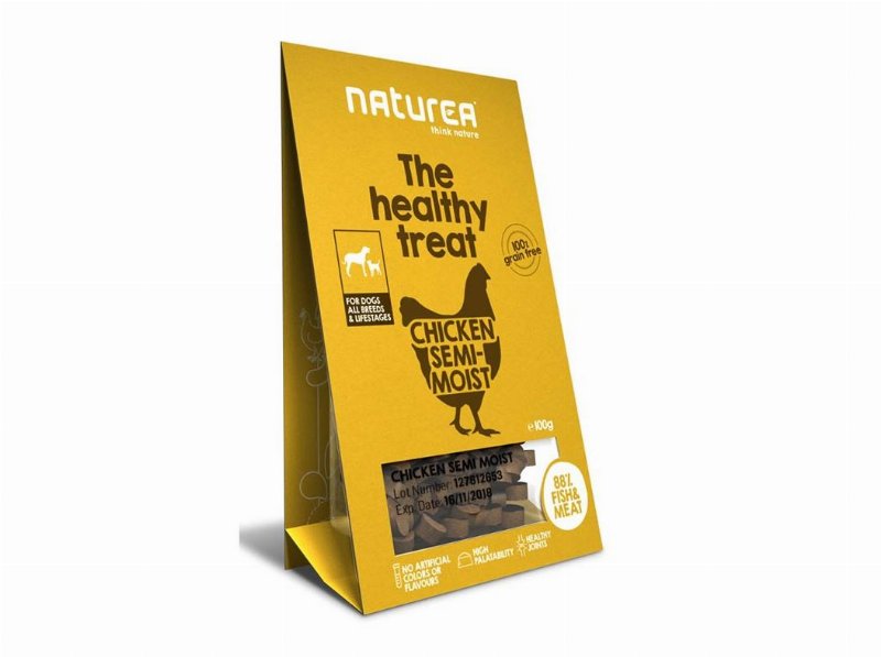 Snack Cão Naturea Galinha Semi-Húmido 100 g*